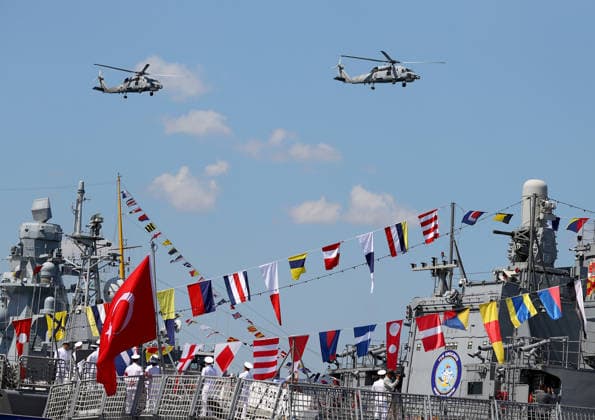 TEKNOFEST Blue Homeland KOCAELI, TURKIYE - AUGUST 20: People gather for TEKNOFEST Blue Homeland at the Golcuk Naval Shipyard Command in Kocaeli, Turkiye, on August 20, 2026. Organized under the main leadership of the Turkish National Defense Ministry and the Turkish Technology Team Foundation (T3 Foundation), with Anadolu as the Global Communication Partner, the event showcases Turkiye s maritime power, defense capabilities, and indigenous technologies. Gathering technology and defense industry enthusiasts around a maritime focus, the festival will welcome visitors through August 23. Ali Atmaca Anadolu Kocaeli Turkey. Editorial use only. Please get in touch for any other usage.  Copyright: x2026xAnadoluxAlixAtmacax