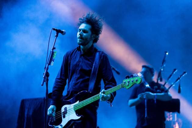 August 20, 2026, Vilar De Mouros, Viana Do Castelo, Portugal: Touring bassist Kevin Rheault of the American Celtic?punk band Dropkick Murphys performs during the second day of the Vilar de Mouros Festival, marking the final show of their tour. Vilar De Mouros Portugal - ZUMAs197 20260820_aaa_s197_070 Copyright: xDiogoxBaptistax