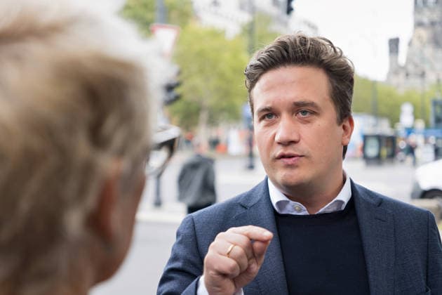 Berlin,20.08.2026,Vorstellung der Motive der zweiten Welle der Großflächenplakate zur Abgeordnetenhauswahl am 20.09.2026 der CDU mit Stefan Evers.Präsentiert werden die Plakate vom Generalsekretär der CDU Berlin,Lukas Krieger an der Ecke Kurfürstendamm Joachimsthalerstraße *** Berlin, August 20, 2026,Presentation of the designs for the second wave of large-format posters for the CDU’s House of Representatives election on September 20, 2026, featuring Stefan Evers. The posters will be presented by Lukas Krieger, Secretary General of the CDU Berlin, at the corner of Kurfürstendamm and Joachimsthalerstraße.