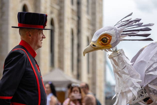 Entertainment Bilder des Tages Imagining Animals at the Tower of London, London, UK 20 August 2026 Performers in animal costumes interact with visitors during Imagining Animals at the Tower of London, London, UK, on 20 August 2026. The performance, commissioned and produced by Historic Royal Palaces and created by artistic directors Mervyn Millar and Suzy Willson, uses puppetry, music and movement to reimagine the Tower s history as home to a Royal Menagerie for over 600 years, running until 31 August 2026., Credit:PETE SPELLER Avalon  Copyright: xPETExSPELLERx xAvalonx 1126341858
