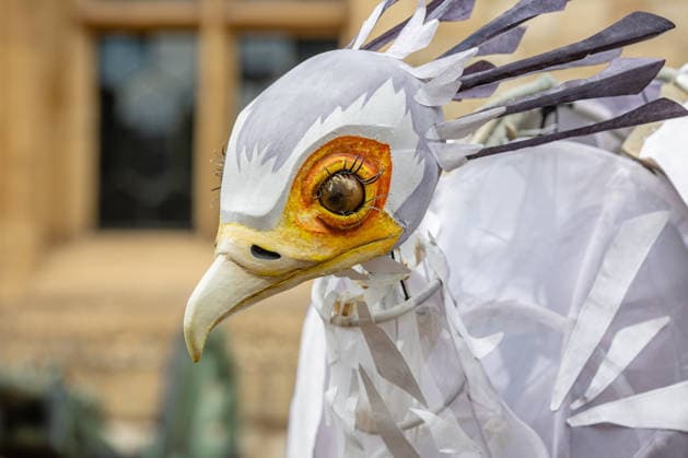 Imagining Animals at the Tower of London, London, UK 20 August 2026 Performers in animal costumes interact with visitors during Imagining Animals at the Tower of London, London, UK, on 20 August 2026. The performance, commissioned and produced by Historic Royal Palaces and created by artistic directors Mervyn Millar and Suzy Willson, uses puppetry, music and movement to reimagine the Tower s history as home to a Royal Menagerie for over 600 years, running until 31 August 2026., Credit:PETE SPELLER Avalon  Copyright: xPETExSPELLERx xAvalonx 1126341934