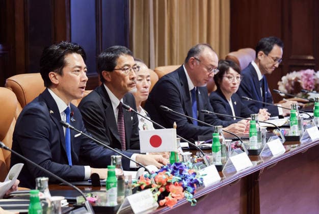 RECORD DATE NOT STATED Japan s Defence Minister ShinjirÅ Koizumi with his delegation attends the India-Japan Defence Ministers meeting New Delhi, Aug 20 (ANI): Japan s Defence Minister ShinjirÅ Koizumi with his delegation during the India-Japan Defence Ministers meeting, in New Delhi on Thursday. (@rajnathsingh X ANI Photo) New Delhi Delhi India Copyright: xANIx ANI_20260820035