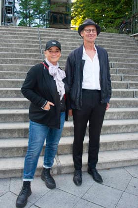 Hiddensee , Filmpremiere im Filmtheater am Friedrichshain, Berlin, 20.08.2026 Regisseurin Annekatrin Hendel, Musiker und Filmkomponist Flake alias Christian Lorenz, HIDDENSEE , Foto Call zur Berlin-Premiere im FAF (Filmtheater Am Friedrichshain), Berlin, 20.08.2026 Berlin Filmtheater am Friedrichshain Deutschland, germany *** Hiddensee, film premiere at the Filmtheater am Friedrichshain, Berlin, August 20, 2026; director Annekatrin Hendel; musician and film composer Flake (aka Christian Lorenz), HIDDENSEE, Photo call for the Berlin premiere at the FAF Filmtheater am Friedrichshain, Berlin, August 20, 2026 Berlin Filmtheater am Friedrichshain, Germany Copyright: xChristianxBehringx