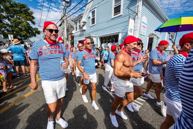 August 20, 2026, Provincetown, Massachusetts, USA: Costumed revelers take part in the annual Carnival Parade in Provincetown, Massachusetts on August 20, 2026. Provincetown USA - ZUMAp158 20260820_aap_p158_052 Copyright: xJosephxPreziosox