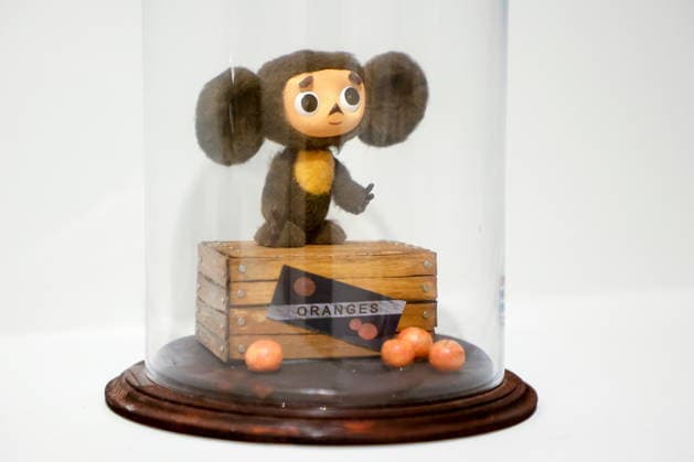 RUSSIA, MOSCOW - AUGUST 20, 2026: The opening of a new Cheburashka-themed hall at the Super Toys Exhibition at the Kristall House of Culture. The exhibition marks Cheburashka s 60th anniversary. Alyona Bzhakhova TASS  96392128