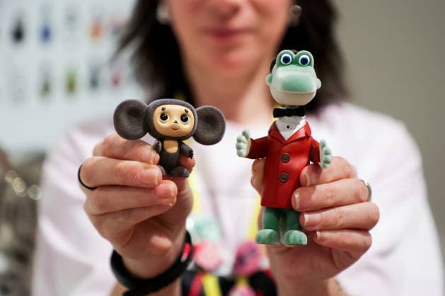 RUSSIA, MOSCOW - AUGUST 20, 2026: The opening of a new Cheburashka-themed hall at the Super Toys Exhibition at the Kristall House of Culture. The exhibition marks Cheburashka s 60th anniversary. Alyona Bzhakhova TASS  96392132