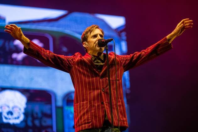 August 20, 2026, Vilar De Mouros, Portugal: Lead singer Ricky Wilson of the British indie?rock band Kaiser Chiefs performs during the third day of the Vilar de Mouros Festival. Vilar De Mouros Portugal - ZUMAs197 20260820_aaa_s197_419 Copyright: xDiogoxBaptistax