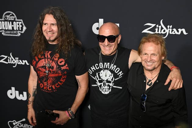 Guitar Center s Drum-Off National Finale Los Angeles CA Aug 20:Phil X, Kenny Aronoff, Michael Anthony at Guitar Center s Drum-Off National Finale on August 20, 2026 Credit: Michael Mattes Admedia EDITORIAL USE ONLY  Copyright: xx AdMediax admphotosthree012149