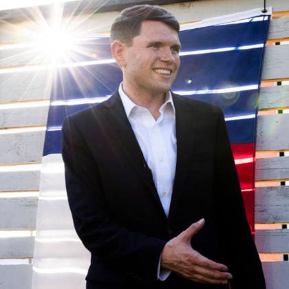 August 20, 2026, Austin, Texas, USA: U.S. Senate candidate JAMES TALARICO campaigns in Austin at Celis brewery as he completes his New American Dream tour throughout Texas. Austin USA - ZUMA 20260820_mda_n340_576 Copyright: xJoexNogalskix