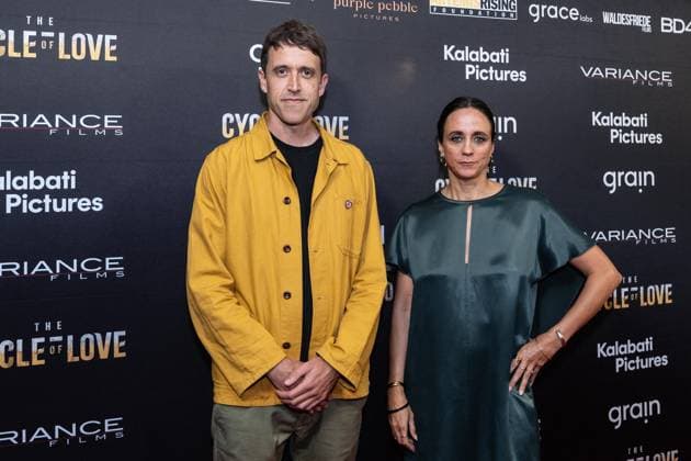 August 20, 2026, Bronx, New York, USA: Harri Grace and Chloe Leland attend premiere of The Cycle of Love at DGA Theater in New York on August 20, 2026. Bronx USA - ZUMAr339 20260820_znp_r339_022 Copyright: xLevxRadinx