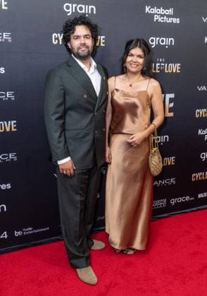 August 20, 2026, Bronx, New York, USA: Karl Mahanandia Von Schedvin and Emelie Mahanandia Von Schedvin attend premiere of The Cycle of Love at DGA Theater in New York on August 20, 2026. Bronx USA - ZUMAr339 20260820_znp_r339_044 Copyright: xLevxRadinx