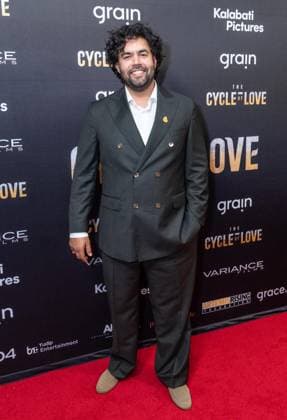 August 20, 2026, Bronx, New York, USA: Karl Mahanandia Von Schedvin attends premiere of The Cycle of Love at DGA Theater in New York on August 20, 2026. Bronx USA - ZUMAr339 20260820_znp_r339_048 Copyright: xLevxRadinx