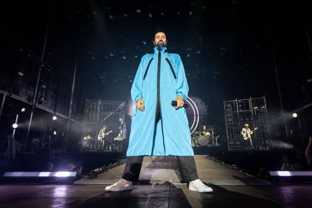 August 21, 2026, Vilar De Mouros, Portugal: Lead singer Sergio Pizzorno of the British alternative?rock band Kasabian performs during the third day of the Vilar de Mouros Festival. Vilar De Mouros Portugal - ZUMAs197 20260821_aaa_s197_001 Copyright: xDiogoxBaptistax