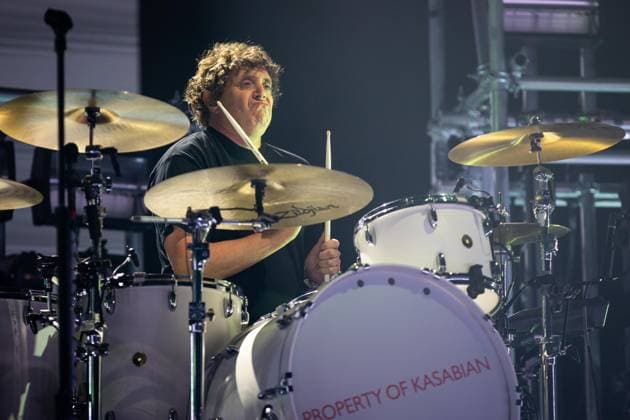 August 21, 2026, Vilar De Mouros, Portugal: Drummer Ian Matthews of the British alternative?rock band Kasabian performs during the third day of the Vilar de Mouros Festival. Vilar De Mouros Portugal - ZUMAs197 20260821_aaa_s197_008 Copyright: xDiogoxBaptistax