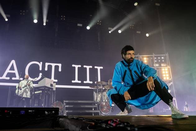 August 21, 2026, Vilar De Mouros, Portugal: Lead singer Sergio Pizzorno of the British alternative?rock band Kasabian performs during the third day of the Vilar de Mouros Festival. Vilar De Mouros Portugal - ZUMAs197 20260821_aaa_s197_022 Copyright: xDiogoxBaptistax