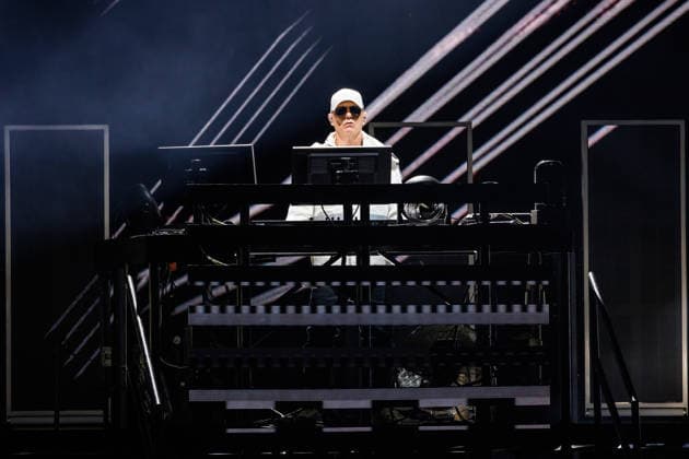 Pet Shop Boys live in Oslo Oslo, Norway. 20th, August 2026. The English synth-pop duo Pet Shop Boys performs a live concert at Unity Arena in Oslo. Here musician and keyboardist Chris Lowe is seen live on stage. Norway, Oslo, Unity Arena  Copyright: xGonzalesxPhoto KetilxMartinsenx