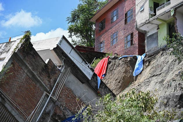 House Collapses after rainfall in Nepal s Kathmandu KATHMANDU, NEPAL - AUGUST 21: A two-and-a-half-storey house, operating as the New Gandaki Guest House, sinks into the ground after heavy rainfall destabilized the foundation in the Bansbari area of Kathmandu, Nepal, on August 21, 2026. No casualties were reported as the occupants had vacated the premises prior to the collapse. Local authorities issued precautions for nearby residential structures at risk due to continuous precipitation and ground subsidence. Safal Prakash Shrestha Anadolu Kathmandu Nepal. Editorial use only. Please get in touch for any other usage.  Copyright: x2026xAnadoluxSafalxPrakashxShresthax