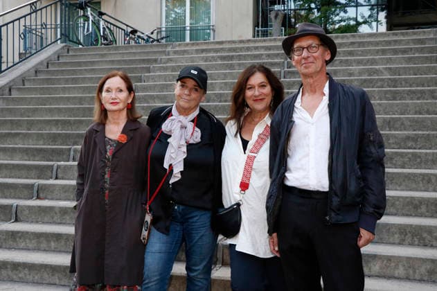 Barbara Schnitzler, Annekatrin Hendel, Eva Mattes und Christian Flake Lorenz bei der Premiere des Dokumentarfilms Hiddensee im Filmtheater am Friedrichshain. Berlin, 20.08.2026 *** Barbara Schnitzler, Annekatrin Hendel, Eva Mattes, and Christian Flake Lorenz at the premiere of the documentary *Hiddensee* at the Filmtheater am Friedrichshain in Berlin, August 20, 2026 Foto:xA.xBuggex xFuturexImagex hiddensee_6830