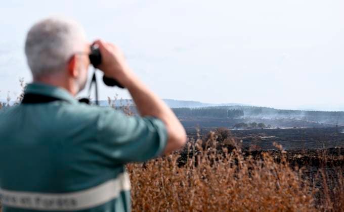 Fire in the Belgian High Fens 21 08 2026 HAUTES FAGNES, BELGIUM - AUGUST 21 : Fire in the Belgian High Fens «The worst fire in Belgium s history» (Signal de Botrange) on August 21, 2026 in Hautes Fagnes, Belgium, 21 08 2026 Hautes Fagnes Belgium  Copyright: xDidierxLebrunx