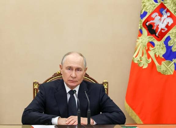 Russia Putin Security Council 9225875 21.08.2026 Russian President Vladimir Putin holds a meeting with members of the Security Council at the Kremlin in Moscow, Russia. Mikhail Metzel Sputnik Moscow Russia  Copyright: xMikhailxMetzelx