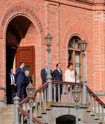 LKS 20260821 Sweden s Crown Princess Victoria and Prince Daniel during their visit to Vaasa, Finland on Friday, 21st August, 2026. With her visit, the Crown Princess Victoria honored the 250 years of the Court of Appeal of Vaasa. - Vaasa Finland  Copyright: xx h7tyz8CXDn4