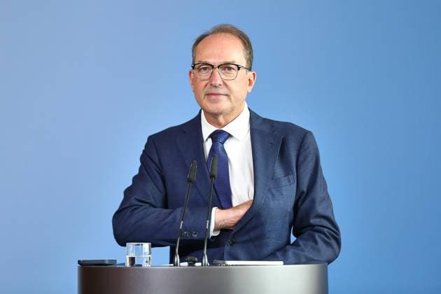 Berlin, Deutschland, 21.08.2026: Bundesinnenministerium: Statement zu Fund von Waffendepot: Bundesminister des Innern Alexander Dobrindt (CSU) *** Berlin, Germany, August 21, 2026 Federal Ministry of the Interior Statement on the Discovery of a Weapons Cache Federal Minister of the Interior Alexander Dobrindt (CSU) Copyright: xdtsxNachrichtenagenturx dts_130756