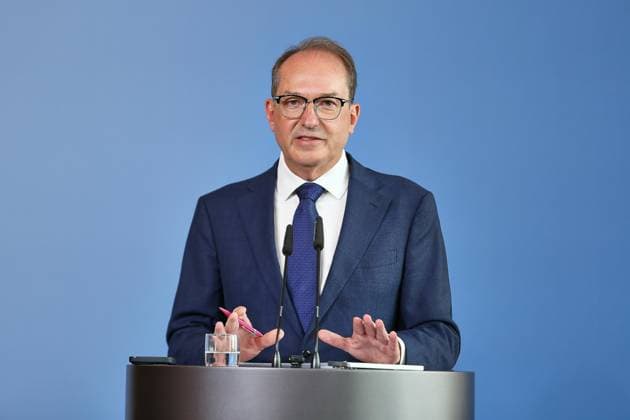 Berlin, Deutschland, 21.08.2026: Bundesinnenministerium: Statement zu Fund von Waffendepot: Bundesminister des Innern Alexander Dobrindt (CSU) *** Berlin, Germany, August 21, 2026 Federal Ministry of the Interior Statement on the Discovery of a Weapons Cache Federal Minister of the Interior Alexander Dobrindt (CSU) Copyright: xdtsxNachrichtenagenturx dts_130767