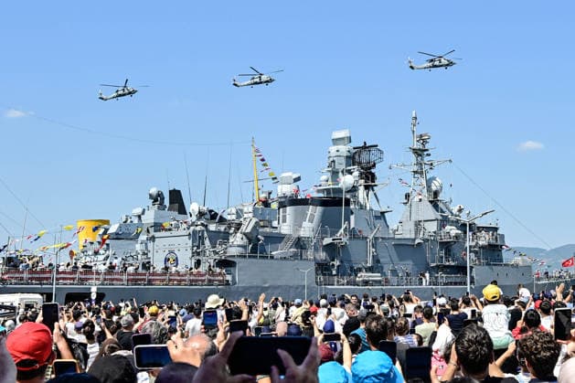 TEKNOFEST Blue Homeland KOCAELI, TURKIYE - AUGUST 21: TEKNOFEST Blue Homeland continues at the Golcuk Naval Shipyard Command in Kocaeli, Turkiye, on August 21, 2026. Organized under the main leadership of the Turkish National Defense Ministry and the Turkish Technology Team Foundation (T3 Foundation), with Anadolu as the Global Communication Partner, the event showcases Turkiye s maritime power, defense capabilities, and indigenous technologies. Gathering technology and defense industry enthusiasts around a maritime focus, the festival will welcome visitors through August 23. Cem Tekkesinoglu Anadolu Kocaeli Turkey. Editorial use only. Please get in touch for any other usage.  Copyright: x2026xAnadoluxCemxTekkesinoglux