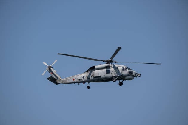 TEKNOFEST Blue Homeland KOCAELI, TURKIYE - AUGUST 21: Seahawk helicopters belonging to the Turkish Naval Forces perform demonstration flight as TEKNOFEST Blue Homeland continues at the Golcuk Naval Shipyard Command in Kocaeli, Turkiye, on August 21, 2026. Organized under the main leadership of the Turkish National Defense Ministry and the Turkish Technology Team Foundation (T3 Foundation), with Anadolu as the Global Communication Partner, the event showcases Turkiye s maritime power, defense capabilities, and indigenous technologies. Gathering technology and defense industry enthusiasts around a maritime focus, the festival will welcome visitors through August 23. Celal Gunes Anadolu Kocaeli Turkey. Editorial use only. Please get in touch  Copyright: x2026xAnadoluxCelalxGunesx