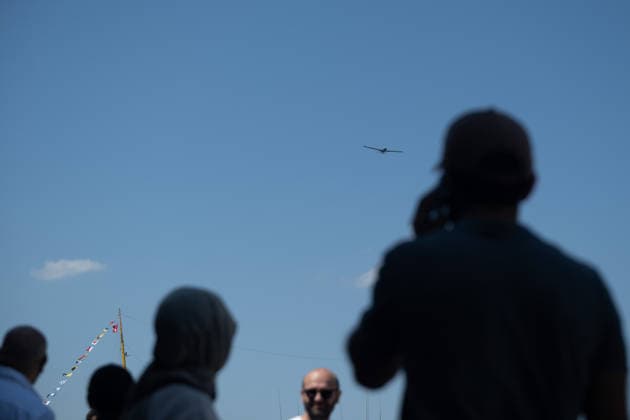 TEKNOFEST Blue Homeland KOCAELI, TURKIYE - AUGUST 21: TEKNOFEST Blue Homeland continues at the Golcuk Naval Shipyard Command with airshows carried out by aircrafts and unmanned aerial vehicles in Kocaeli, Turkiye, on August 21, 2026. Organized under the main leadership of the Turkish National Defense Ministry and the Turkish Technology Team Foundation (T3 Foundation), with Anadolu as the Global Communication Partner, the event showcases Turkiye s maritime power, defense capabilities, and indigenous technologies. Gathering technology and defense industry enthusiasts around a maritime focus, the festival will welcome visitors through August 23. Celal Gunes Anadolu Kocaeli Turkey. Editorial use only. Please get in touch for any other usage.  Copyright: x2026xAnadoluxCelalxGunesx