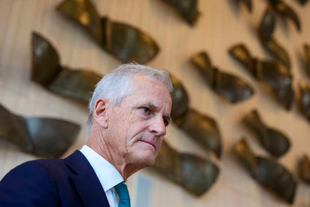 Statsministeren og tre statsrader moter maritim naering om sikkerhet og beredskap Oslo 20260821. Statsminister Jonas Gahr Store (Ap) er vertskap for et dialogmote med etater og organisasjoner i maritim naering om maritim sikkerhet og beredskap. Til stede er ogsa fiskeri- og havminister Marianne Sivertsen Naess, forsvarsminister Tore O. Sandvik og utenriksminister Espen Barth Eide. Foto: Heiko Junge NTB Oslo Norge C0xIanrGNNs EDITORIAL USE ONLY Ref:_BNC_POLC0xIanrGNNs.jpg *** Prime Minister and Three Ministers Meet with Maritime Industry on Safety and Preparedness Oslo, August 21, 2026 Prime Minister Jonas Gahr Store (Ap) is hosting a dialogue meeting with agencies and organizations in the maritime industry on maritime safety and pre  Copyright: xHeikoxJungex xNTBx