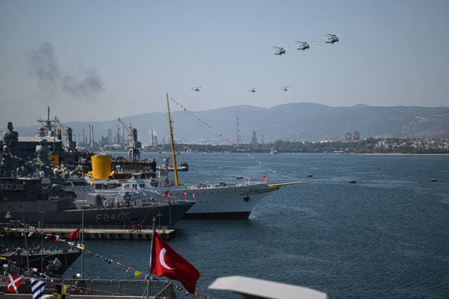 TEKNOFEST Mavi Vatan KOCAELI, TURKIYE - AUGUST 21: TEKNOFEST Blue Homeland continues at the Golcuk Naval Shipyard Command with airshows carried out by aircrafts and unmanned aerial vehicles in Kocaeli, Turkiye, on August 21, 2026. Organized under the main leadership of the Turkish National Defense Ministry and the Turkish Technology Team Foundation (T3 Foundation), with Anadolu as the Global Communication Partner, the event showcases Turkiye s maritime power, defense capabilities, and indigenous technologies. Gathering technology and defense industry enthusiasts around a maritime focus, the festival will welcome visitors through August 23. Akin Celiktas Anadolu Kocaeli Turkey. Editorial use only. Please get in touch for any other usage.  Copyright: x2026xAnadoluxAkinxCeliktasx