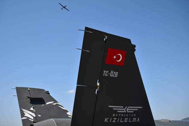 TEKNOFEST Mavi Vatan KOCAELI, TURKIYE - AUGUST 21: TEKNOFEST Blue Homeland continues at the Golcuk Naval Shipyard Command with airshows carried out by aircrafts and unmanned aerial vehicles in Kocaeli, Turkiye, on August 21, 2026. Organized under the main leadership of the Turkish National Defense Ministry and the Turkish Technology Team Foundation (T3 Foundation), with Anadolu as the Global Communication Partner, the event showcases Turkiye s maritime power, defense capabilities, and indigenous technologies. Gathering technology and defense industry enthusiasts around a maritime focus, the festival will welcome visitors through August 23. Akin Celiktas Anadolu Kocaeli Turkey. Editorial use only. Please get in touch for any other usage.  Copyright: x2026xAnadoluxAkinxCeliktasx