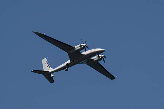 TEKNOFEST Mavi Vatan KOCAELI, TURKIYE - AUGUST 21: Multirole high-altitude long-endurance (HALE) unmanned combat aerial vehicle, (UCAV) Bayraktar Akinci perform demonstration flight as TEKNOFEST Blue Homeland continues at the Golcuk Naval Shipyard Command in Kocaeli, Turkiye, on August 21, 2026. Organized under the main leadership of the Turkish National Defense Ministry and the Turkish Technology Team Foundation (T3 Foundation), with Anadolu as the Global Communication Partner, the event showcases Turkiye s maritime power, defense capabilities, and indigenous technologies. Gathering technology and defense industry enthusiasts around a maritime focus, the festival will welcome visitors through August 23. Akin Celiktas Anadolu Kocaeli Turk  Copyright: x2026xAnadoluxAkinxCeliktasx