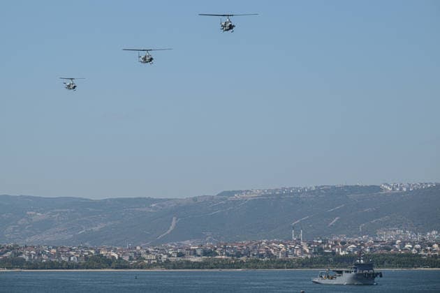 TEKNOFEST Mavi Vatan KOCAELI, TURKIYE - AUGUST 21: TEKNOFEST Blue Homeland continues at the Golcuk Naval Shipyard Command with airshows carried out by aircrafts and unmanned aerial vehicles in Kocaeli, Turkiye, on August 21, 2026. Organized under the main leadership of the Turkish National Defense Ministry and the Turkish Technology Team Foundation (T3 Foundation), with Anadolu as the Global Communication Partner, the event showcases Turkiye s maritime power, defense capabilities, and indigenous technologies. Gathering technology and defense industry enthusiasts around a maritime focus, the festival will welcome visitors through August 23. Akin Celiktas Anadolu Kocaeli Turkey. Editorial use only. Please get in touch for any other usage.  Copyright: x2026xAnadoluxAkinxCeliktasx