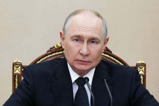 RUSSIA, MOSCOW - AUGUST 21, 2026: Russia s President Vladimir Putin looks on during a meeting of the Russian Security Council in the Kremlin Moscow Russia  - ZUMAt113 20260821_zaa_t113_029 Copyright: xMikhailxMetzelx