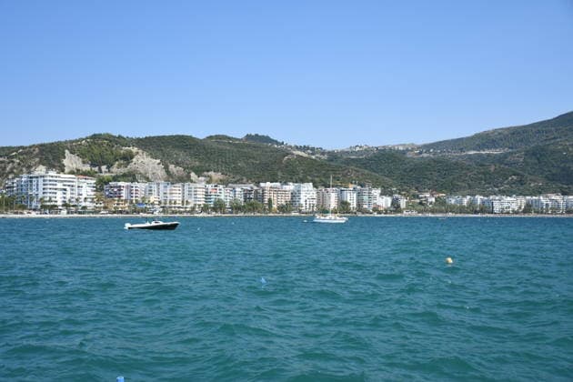 Global Sumud Flotilla activists arrive in Albania VLORE, ALBANIA - AUGUST 21: Boats carrying pro-Palestinian Italian and Albanian activists arrive off the coast of Vlore after sailing from Brindisi, Italy, on August 21, 2026 in Vlore, Albania. Several of the vessels had reportedly been damaged by the Israeli military during the flotilla s previous mission. The activists arrival coincides with the anniversary of the 1991 exodus in which thousands of Albanian refugees reached Italy s Puglia region aboard an overcrowded ship. The group is also expected to support the Flamingo Revolution protest against the reported sale of a beach in Zvernec for a tourism project allegedly linked to Ivanka Trump and Jared Kushner. Olsi Shehu Anadolu Vlore  Copyright: x2026xAnadoluxOlsixShehux