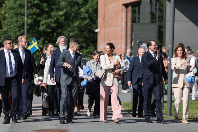 August 21, 2026, Espoo, Uusimaa, Finland: Following their visit to Vaasa, Swedish Crown Princess Victoria and Prince Daniel visited Aalto University in Espoo. Espoo Finland  - ZUMAt227 20260821_zip_t227_001 Copyright: xMarinaxTakimotox
