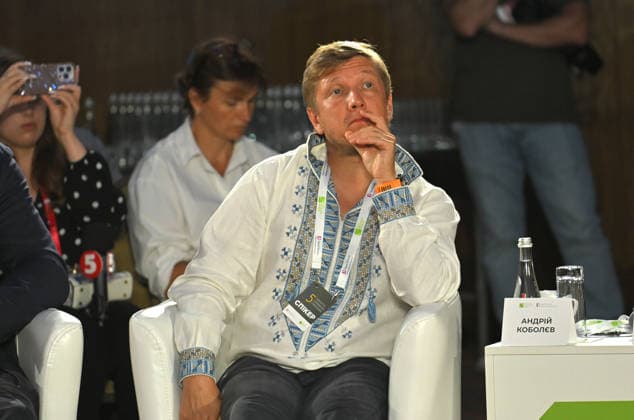 Ukrainian politician, entrepreneur, and former CEO of Naftogaz (2014-2021) Andrii Koboliev attends the 35 Years of Restored Independence: Unity Around the Flag National Roundtable, organised by the Kyiv Security Forum, ahead of Ukraine’s 35th Independence Day, Kyiv, Ukraine, August 21, 2026. (Photo by Yevhen Kotenko Ukrinform) National roundtable marking 35 years of Ukraine’s independence  Copyright: xYevhenxKotenkox