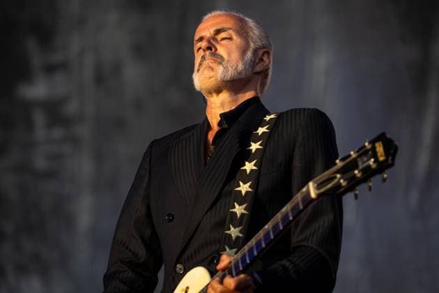 Triggerfinger live at Vilar de Mouros Festival - 21 Aug 2026 Lead singer and guitarist Ruben Block of the Belgian rock band Triggerfinger performs during the fourth day of the Vilar de Mouros Festival. Vilar de Mouros Portugal Copyright: xDiogoxBaptistax xSOPAxImagesx DB_Triggerfinger20260820_003