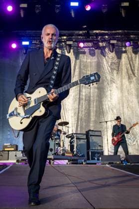 Triggerfinger live at Vilar de Mouros Festival - 21 Aug 2026 Lead singer and guitarist Ruben Block of the Belgian rock band Triggerfinger performs during the fourth day of the Vilar de Mouros Festival. Vilar de Mouros Portugal Copyright: xDiogoxBaptistax xSOPAxImagesx DB_Triggerfinger20260820_010