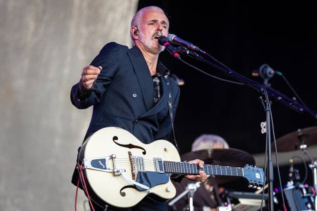 Triggerfinger live at Vilar de Mouros Festival - 21 Aug 2026 Lead singer and guitarist Ruben Block of the Belgian rock band Triggerfinger performs during the fourth day of the Vilar de Mouros Festival. Vilar de Mouros Portugal Copyright: xDiogoxBaptistax xSOPAxImagesx DB_Triggerfinger20260820_013