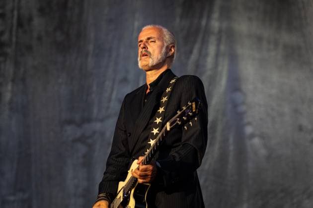 August 21, 2026, Vilar De Mouros, Portugal: Lead singer and guitarist Ruben Block of the Belgian rock band Triggerfinger performs during the fourth day of the Vilar de Mouros Festival. Vilar De Mouros Portugal  - ZUMAs197 20260821_aaa_s197_241 Copyright: xDiogoxBaptistax