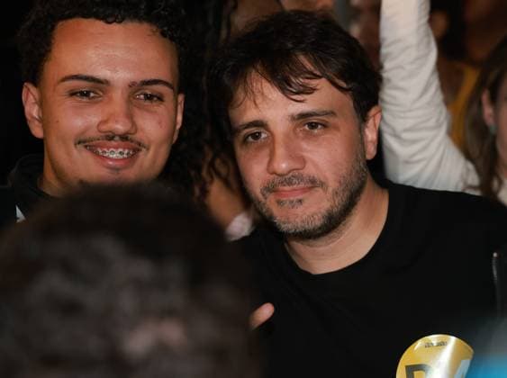 RECORD DATE NOT STATED Renan Santos holds events on Maria Antonia Street, in Sao Paulo. Sao Paulo (SP), 08 21 2026 Politics 2026 Elections Presidential candidate Renan Santos (Mission) holds an event on Rua Maria Antonia, in Sao Paulo, this Friday (21).(Foto: Leco Viana Thenews2 imago images) Renan Santos holds events on Maria Antonia Street, in Sao Paulo.  Copyright: xLecoxVianax