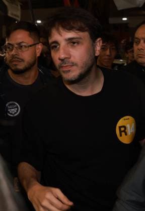 RECORD DATE NOT STATED Renan Santos holds events on Maria Antonia Street, in Sao Paulo. Sao Paulo (SP), 08 21 2026 Politics 2026 Elections Presidential candidate Renan Santos (Mission) holds an event on Rua Maria Antonia, in Sao Paulo, this Friday (21).(Foto: Leco Viana Thenews2 imago images) Renan Santos holds events on Maria Antonia Street, in Sao Paulo.  Copyright: xLecoxVianax