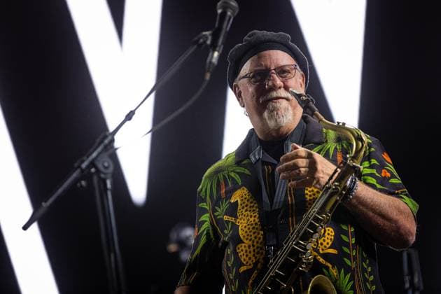 August 21, 2026, Vilar De Mouros, Portugal: Saxophonist Scott Martin of the American funk?rock band WAR performs during the fourth day of the Vilar de Mouros Festival. Vilar De Mouros Portugal  - ZUMAs197 20260821_aaa_s197_248 Copyright: xDiogoxBaptistax