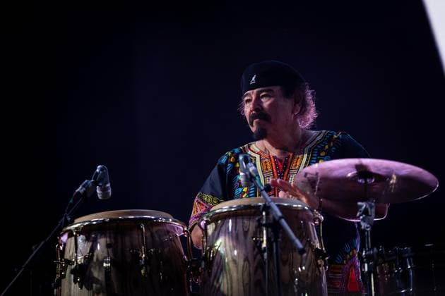 August 21, 2026, Vilar De Mouros, Portugal: Percussionist Marcos J. Reyes of the American funk?rock band WAR performs during the fourth day of the Vilar de Mouros Festival. Vilar De Mouros Portugal  - ZUMAs197 20260821_aaa_s197_254 Copyright: xDiogoxBaptistax