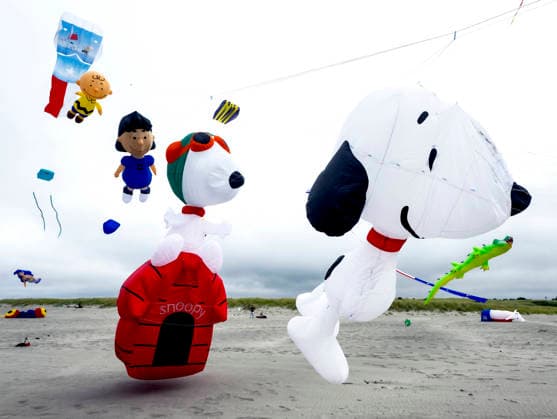 August 21,, 2026 - Long Beach, Washington , USA: The Washington State International Kite Festival is a week-long celebration of kites and kite flying. Held annually during the third full week of August, the prevailing winds off the Pacific Ocean usually provide ample lift for the outsized kites. Long Beach USA - ZUMAce6_ 20260821_zaf_ce6_005 Copyright: xBrianxCahnx