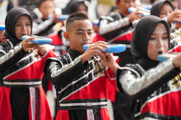 August 22, 2026, Banda Aceh, Aceh, Indonesia: Kindergarten children, accompanied by their teachers and parents, were seen participating in an Independence Day parade in Banda Aceh, Aceh Province, Indonesia, on Saturday. Dressed in traditional costumes from various regions and outfits representing diverse professions, the thousands of participants paraded through the city to celebrate Indonesia s independence, with the aim of fostering a sense of nationalism and togetherness from an early age. Banda Aceh Indonesia  - ZUMAi115 20260822_zip_i115_009 Copyright: xMuhammadxIqbalx