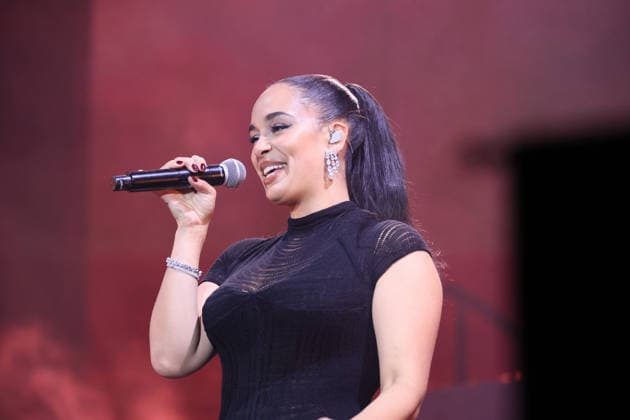 Jorja Smith live at All Points East 2026, Victoria Park, London, UK, 21 August 2026 Jorja Smith performing live at All Points East 2026, Victoria Park, London, UK, 21 August 2026., Credit:Roger Alarcon Avalon United Kingdom, London  Copyright: xRogerxAlarconx xAvalonx 1127091639